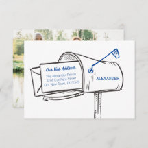 Azul Nuestro nuevo buzón de correo de dirección en