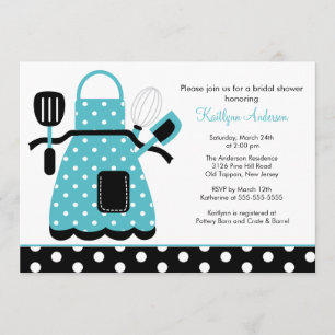 Azul nupcial de la invitación de la ducha de la