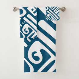 Azul Oceánico y Doodles Blancos 4 de 4