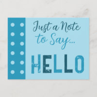 Azul oscuro y claro solo una nota para decir hola