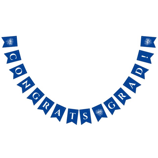 Azul | Pancartas de felicitación con fuegos artifi (Todo)