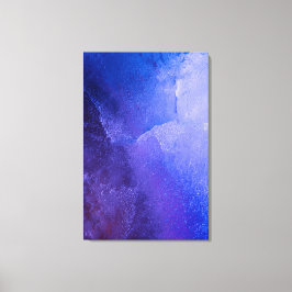 Azul púrpura hielo Resumen Foto de arte