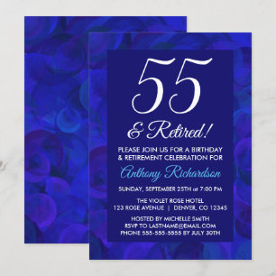 Azul Real 55 y Invitación a la Fiesta de Jubilació