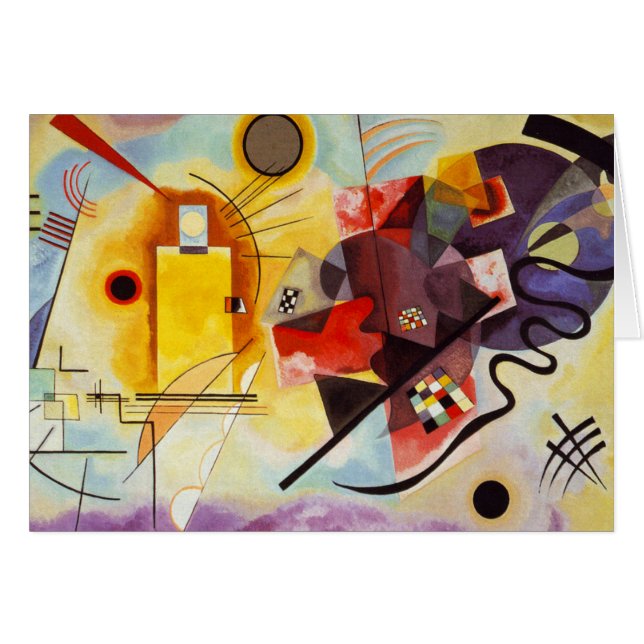 Azul rojo amarillo de Kandinsky (Anverso (Horizontal))