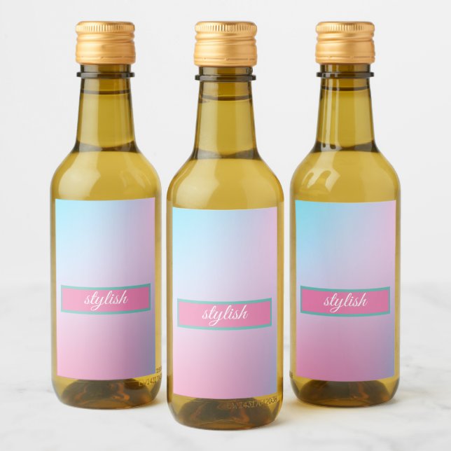 Azul rosado Verde azulado contemporáneo (Botellas)