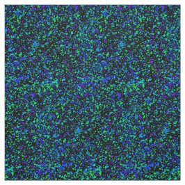 Azul salpicado - Tela de lino marfil