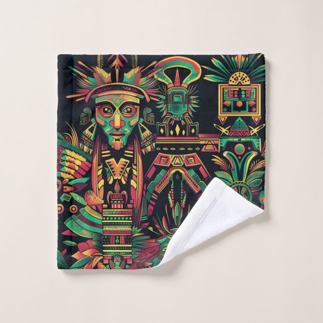 Azul suave "Paradigma Ancestral" Tela de lavado su (Toallita)