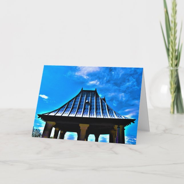 Azul, tarjeta (Anverso)