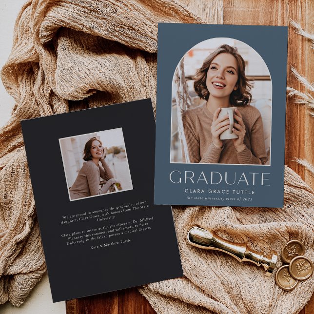 Azul turbio | Anuncio de graduación de fotografía  (Subido por el creador)