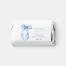 Azul turbio que está atando la ducha de novias Kno