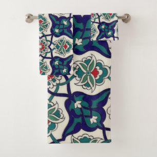 Azul turco Cerámica Floral