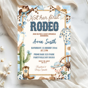 Azul Vaquero No Es Su Primer Rodeo Invitación de L