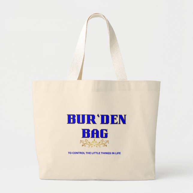 AZUL VIVO NATURAL ALGODÓN JUMBO BOLSA DE MUJER BUR (Frente)