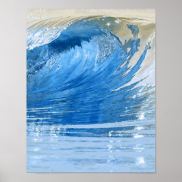 Azul Wave Naturaleza Arte digital