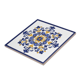 💛 💙 azul y amarillo, Azulejos
