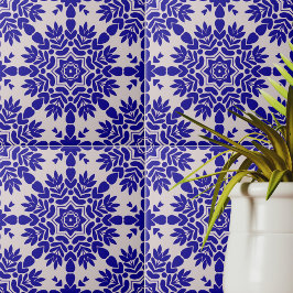 Azul y blanco Mediterráneo Azulejo Portugués