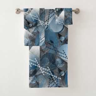 Azul y gris. Abstracción.