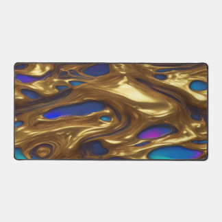 Azul y Oro - Alfombrilla de escritorio