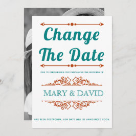 azul y óxido verde azulados Cambiar la invitación