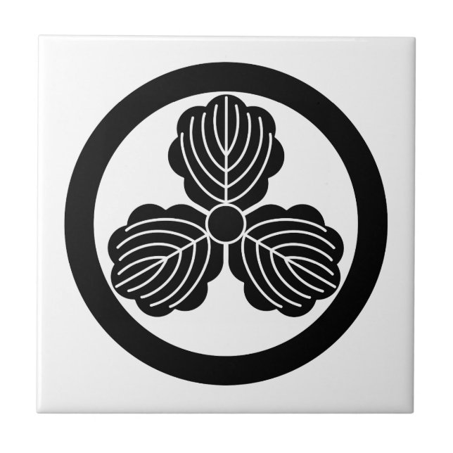 AZULEJO 丸に三つ柏 (Frente)