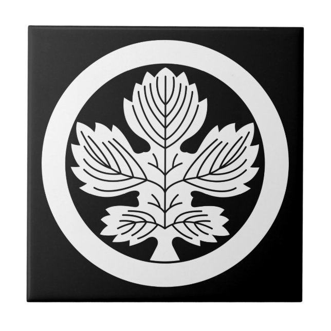 AZULEJO 安倍梶の葉 (Frente)
