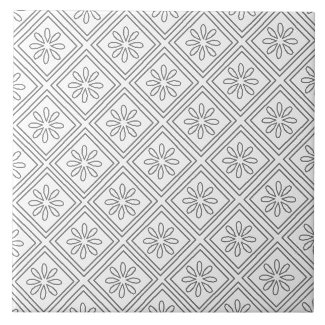 AZULEJO 菊（ホワイト） (Frente)