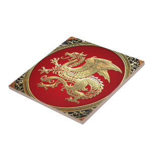 Azulejo [100] Dragón islandés, Landvttir [Gold]