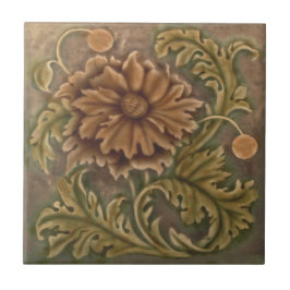 Azulejo 1893 Sherwin Cotton Art Nouveau Repro Faux Relief