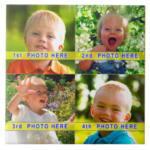 Azulejo 1 a 4, mosaicos de imágenes o como trivietas perso