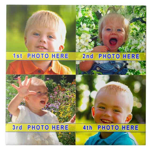 Azulejo 1 a 4, mosaicos de imágenes o como trivietas perso (Frente)