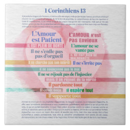 Azulejo 1 Corinthiens 13, Hymne à l'Amour