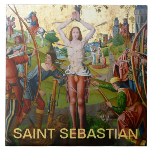 Azulejo 1er Martirio de San Sebastián (M 013)