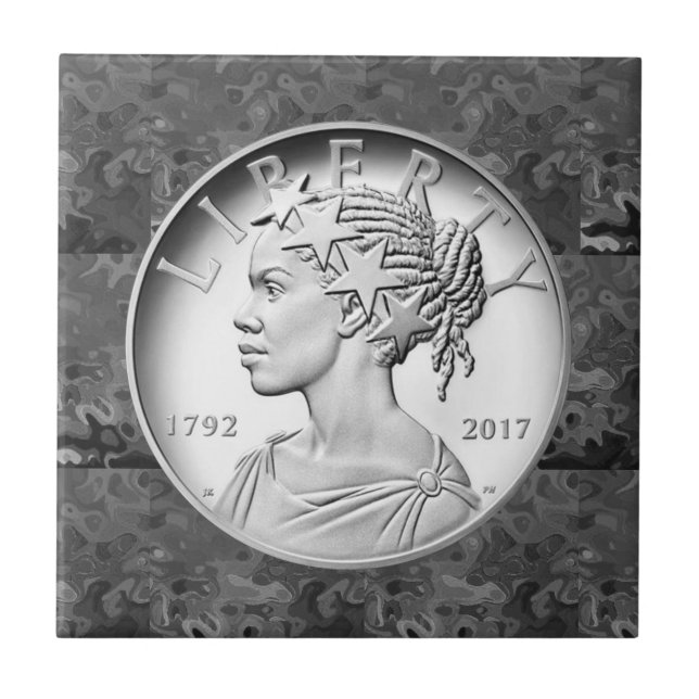 Azulejo  225° Aniversario de la Libertad de los Estados Un (Frente)