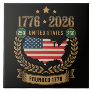 Azulejo 250 Aniversario Estados Unidos de América 250 EE. 