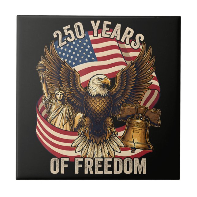 Azulejo 250 años americano 1776-2026 (Frente)