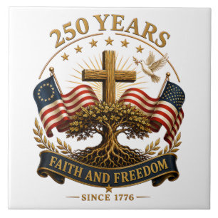 Azulejo 250 años de fe y libertad