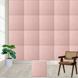 Azulejo #2 Mosaico de cerámica rosa Rubor texturizado