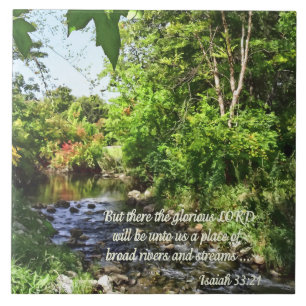 Azulejo 33:21 de Isaías