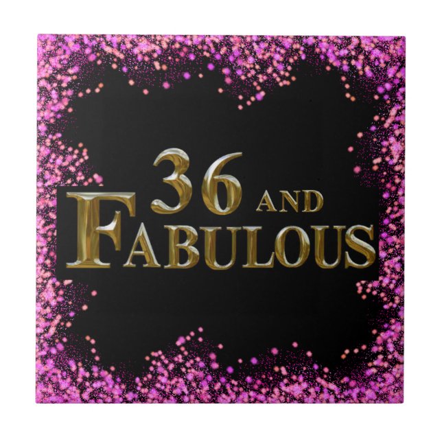Azulejo 36º Cumpleaños  (Frente)