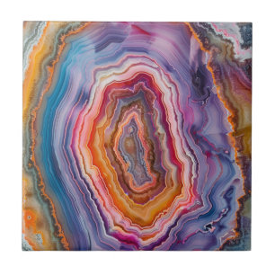 Azulejo 3 D Agate Ceramic Tile