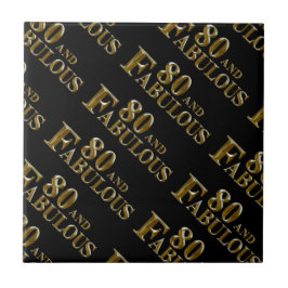 Azulejo 80.º cumpleaños