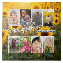 Azulejo 8 Foto "Los abuelos hacen la vida grande"