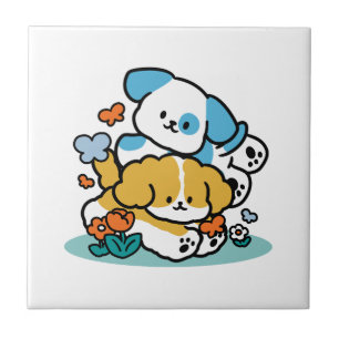 Azulejo A los que se les gusta la felicidad de los amigos