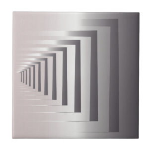 Azulejo a través de puertas abiertas