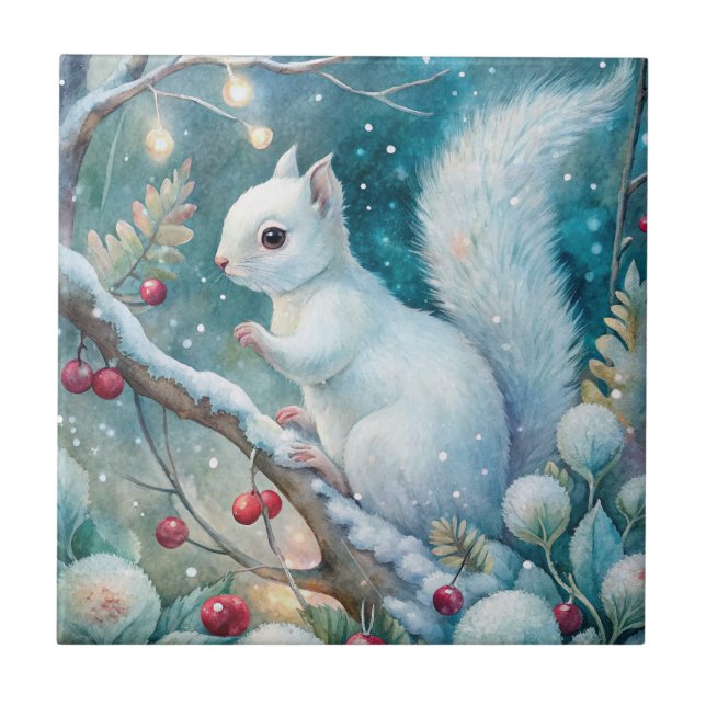 Azulejo A White Squirrel (Frente)