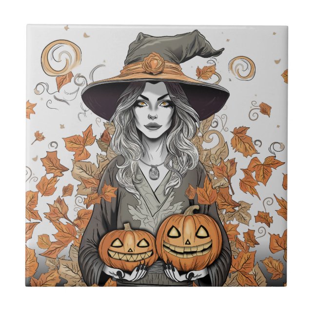 Azulejo A witch's love (Frente)