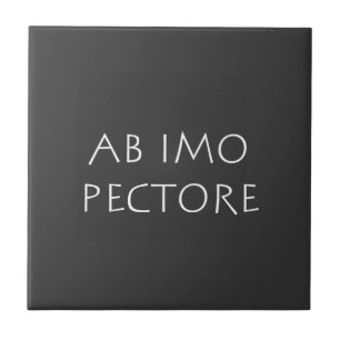 Azulejo Ab imo pectore