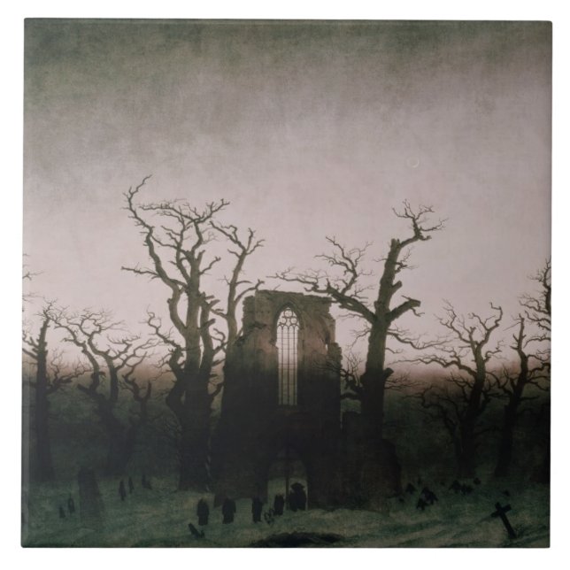 Azulejo Abadía en la madera de roble, 1810 (Frente)