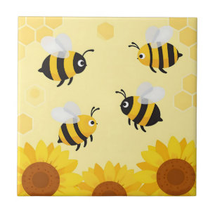 Azulejo Abanicos de Abejas Bombas Patrón de Panal de Giras