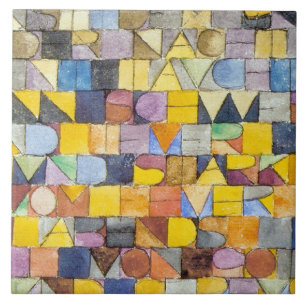 Azulejo ABC (Alfabeto), Paul Klee